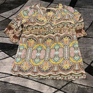 Torrid Vibrant Patterned Blouse